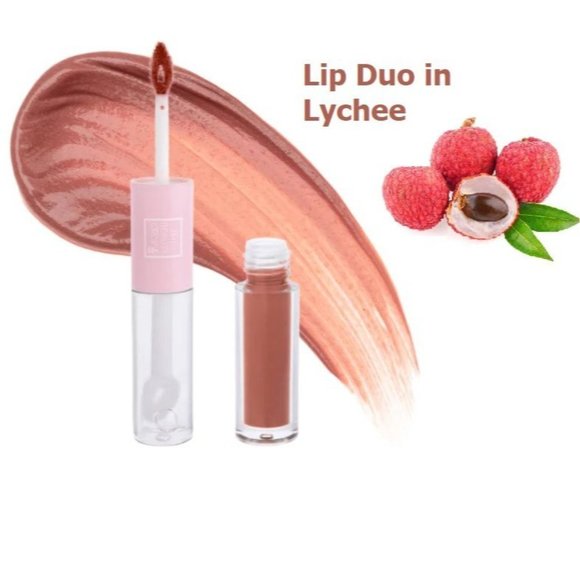 The Beauty Crop Juice Pot Lip Duo in Lychee New Creamy Lip Tint and Clear Duo - Picture 3 of 11